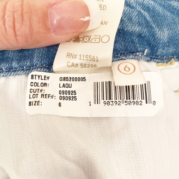 NWT 7 For All Mankind Jen 7 Bermuda Jean Shorts 6 - Picture 4 of 8